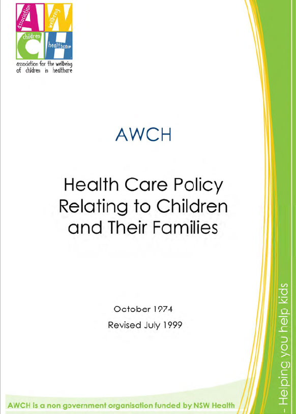 AWCH Health Care Policy Relating to Children and their Families